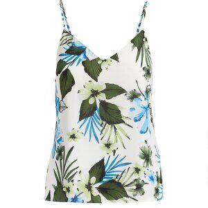 Banana Republic Floral Tank Blue/Green XS